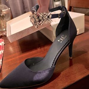 JC “something blue” wedding heels